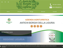 Tablet Screenshot of antichiborghidellaliguria.com